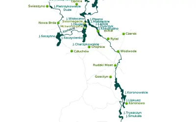 Spływ kajakowy Brdą? Odkryj mapę, trasy i sekrety rzeki!