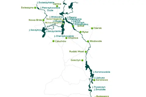 Spływ kajakowy Brdą? Odkryj mapę, trasy i sekrety rzeki!