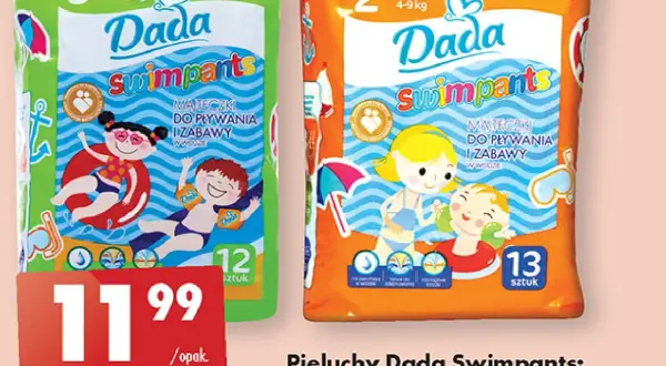 Pieluszki do pływania Biedronka: Dada Aqua Fun czy warto kupić?