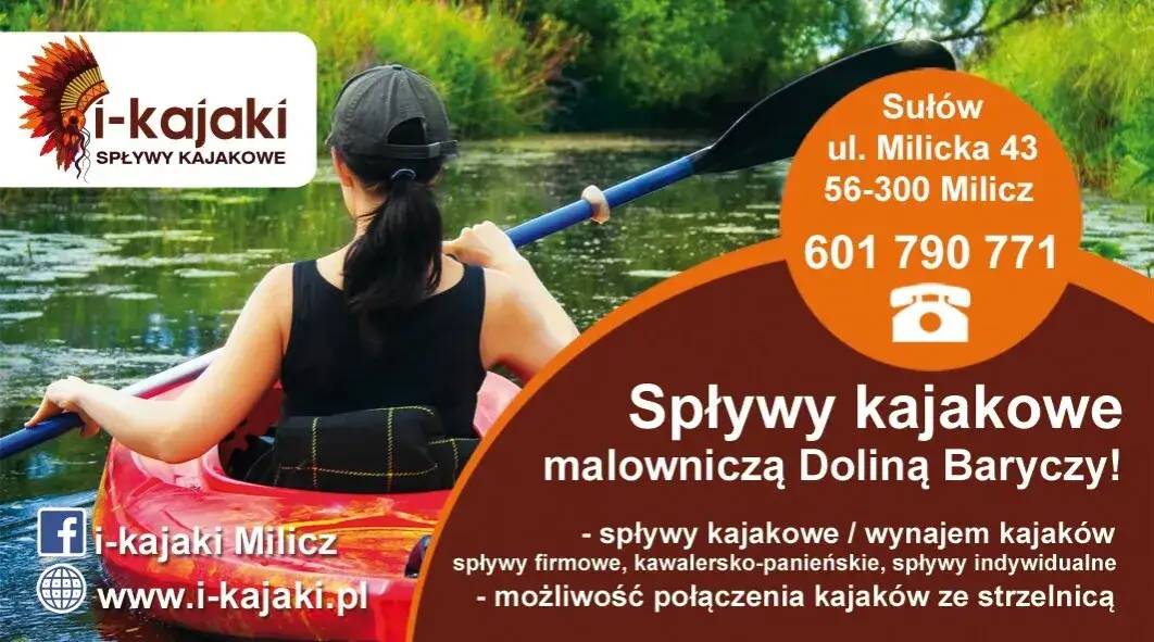 wypożyczalnia kajaków cennik